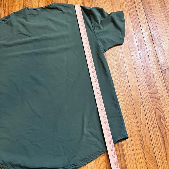 BYLT Drop Cut Shirt Mens XL Green Performance Workout Tshirt - Picture 2 of 5